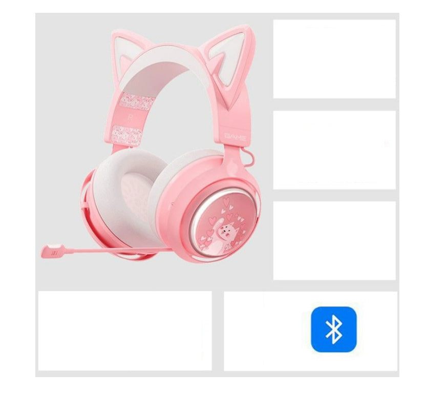 Net Red Same Style Luminous Cat Ear Headphones